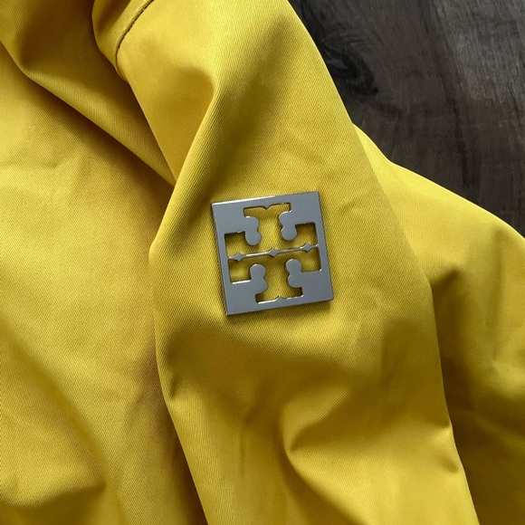 Tory Burch Double-Faced Canvas Cropped Yellow Jacket S - Picture 5 of 7